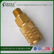 USA Type Quick Coupler Straight Male Tube Fittings